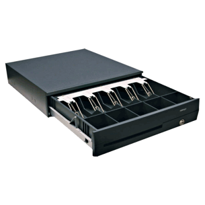 POSIFLEX CR-4104 RS232 Interface Cash Drawer - Black